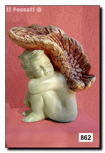 862- �ngel alas plegadas der