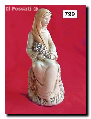 799-Mujer con flores