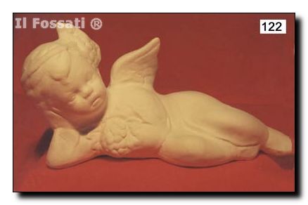 122-Angel de costado con uvas