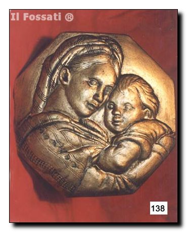 138-Placa Virgen con Ni�o
