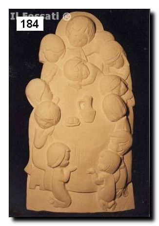 184-Placa Ultima Cena infantil