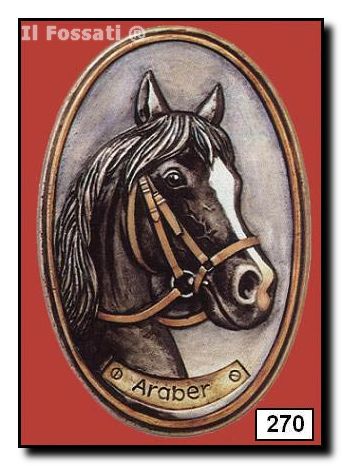 270-Placa caballo Arabe