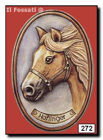 272-Placa caballo Haflinger