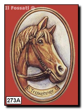 273 A-Placa caballo Trakenher