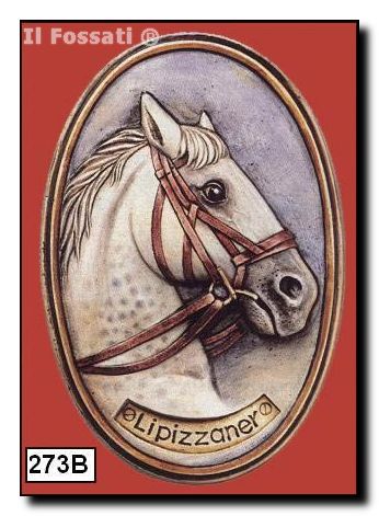 273 B-Placa caballo Lipizzaner