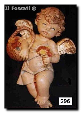 296-Angel con canasta de flores