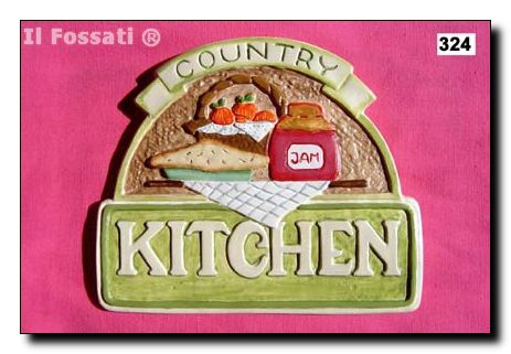 324-Placa Country Kitchen