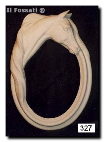 327-Marco oval con caballo