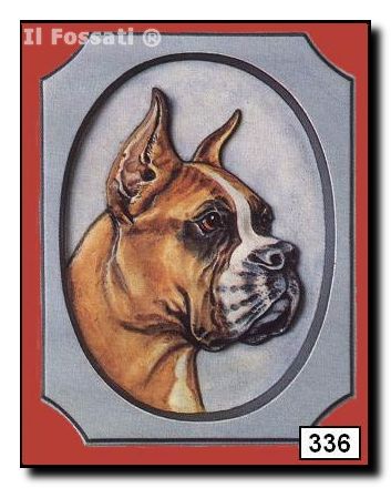 336-Placa perro Boxer