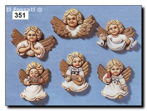 351-Seis angelitos varios