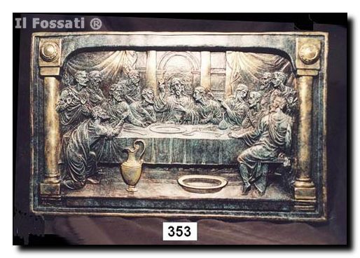 353-Placa Ultima Cena