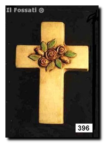 396-Cruz con rosas