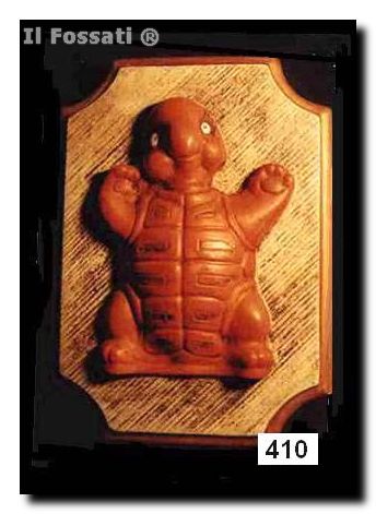 410-Placa tortuga naranja