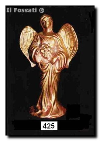 425-Angel con ramo