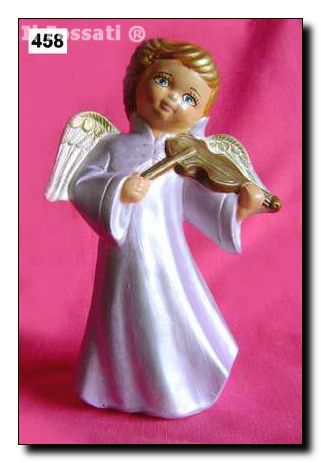 458-Angel cantor con viol�n