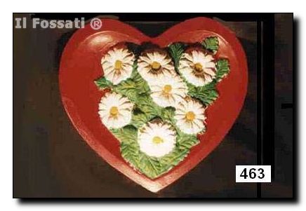 463-Coraz�n con margaritas