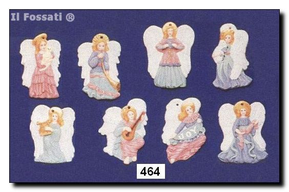 464-Juego 8 angelitos p colgar