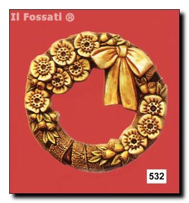 532-Rosca con flores y moo