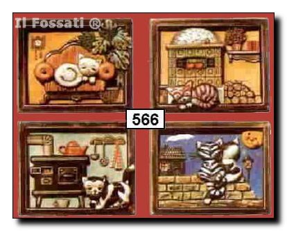 566-Cuadros gatos x cuatro