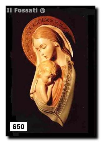 650-Virgen porcelana