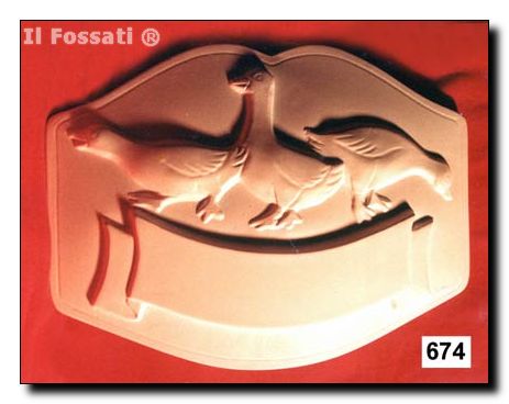 674-Placa gansos