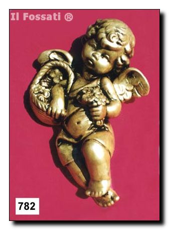 782-Angel con canasta de flores