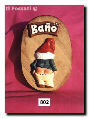 802-Placa gnomo bao
