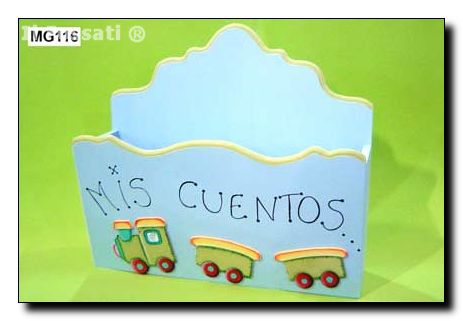 MG116-Porta cuento de pared simple